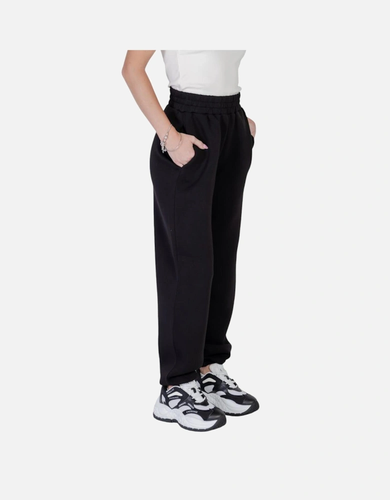 Stretch Viscose Blend Pants Women - Black Jeans