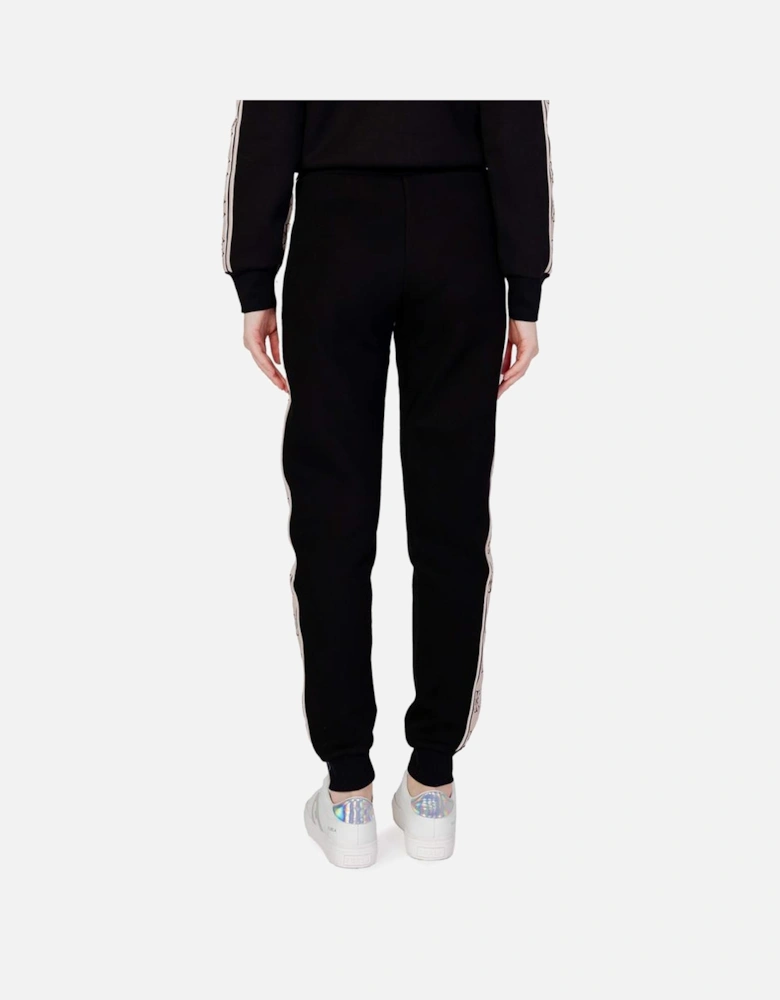 Womens Cotton Sport Pants - Black Jeans