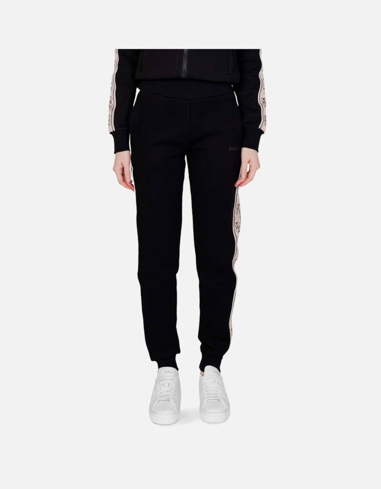 Womens Cotton Sport Pants - Black Jeans