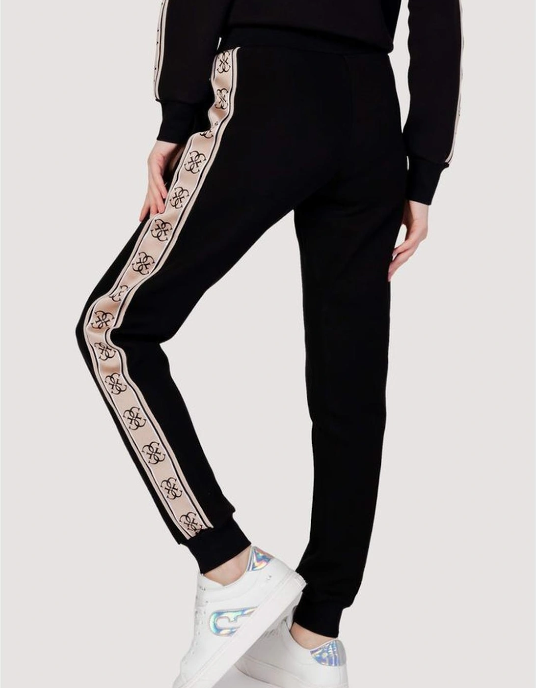 Womens Cotton Sport Pants - Black Jeans
