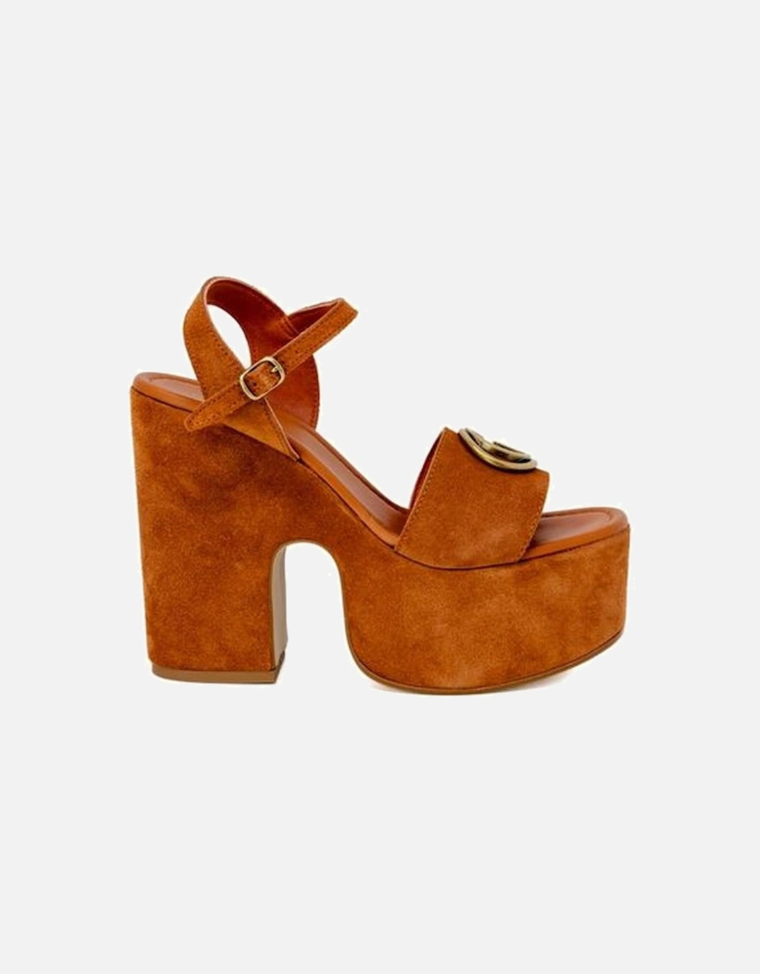 Brown Suede Pump Women