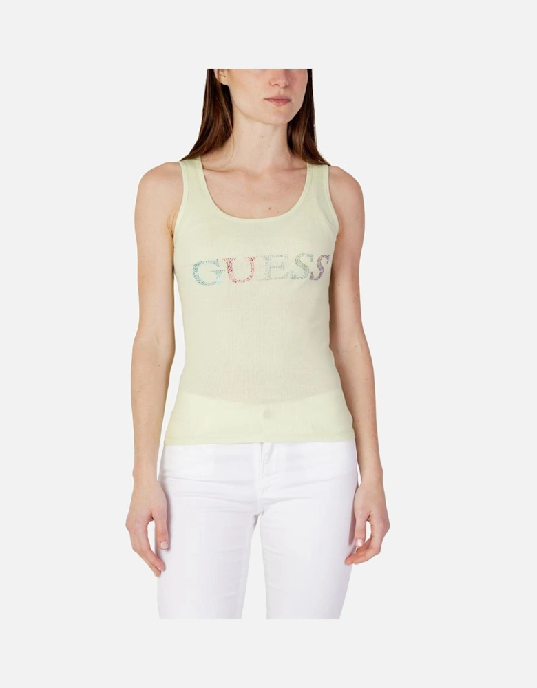 100% Cotton Womens Tank Top - Green T-Shirts