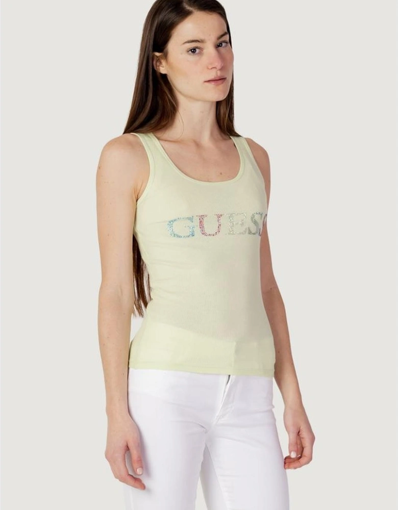 100% Cotton Womens Tank Top - Green T-Shirts