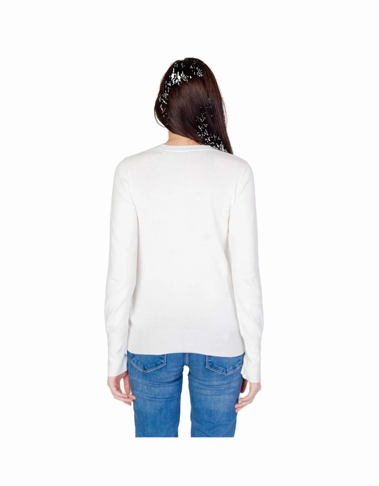 Womens Cotton Jersey Top - White T-Shirts