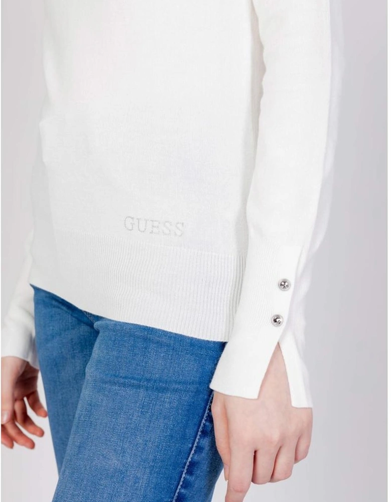 Womens Cotton Jersey Top - White T-Shirts
