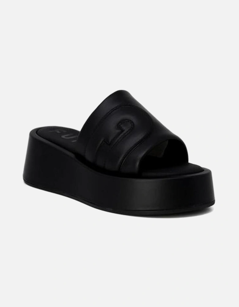 Black Leather Sandal Women