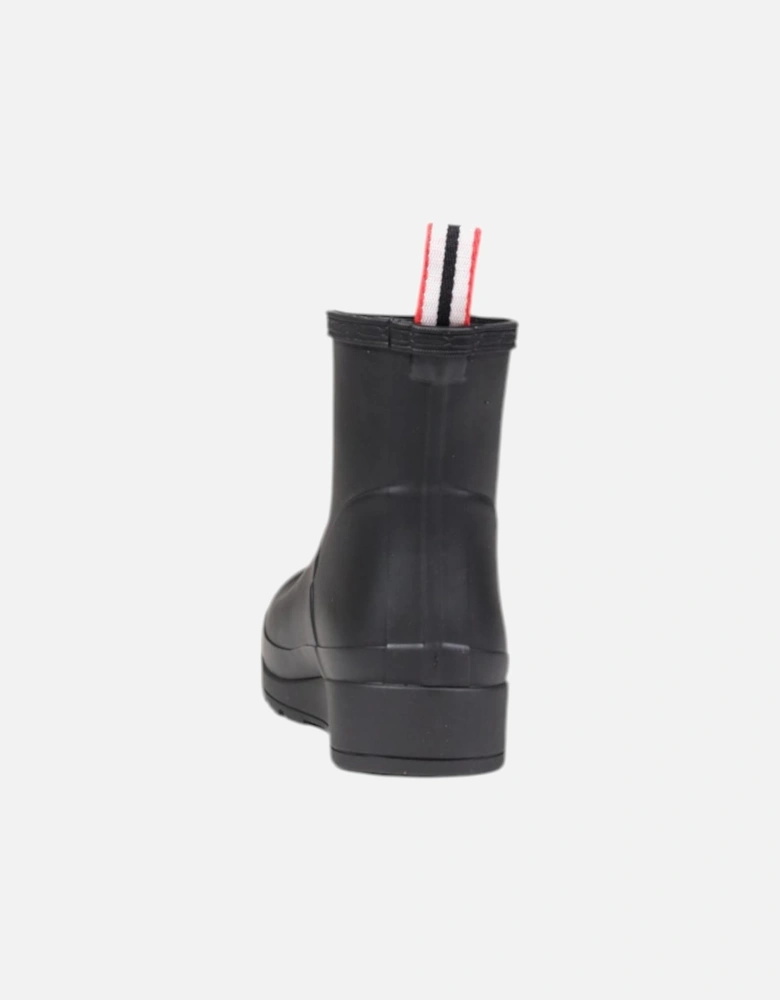 Black Recycled Polyester Boot Women