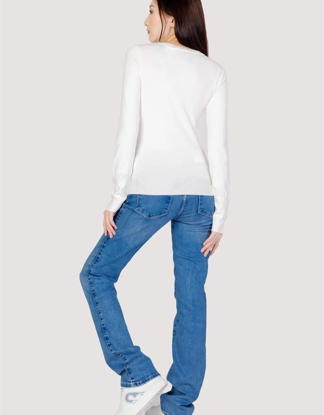 Cotton Jersey Top Women - White T-Shirts