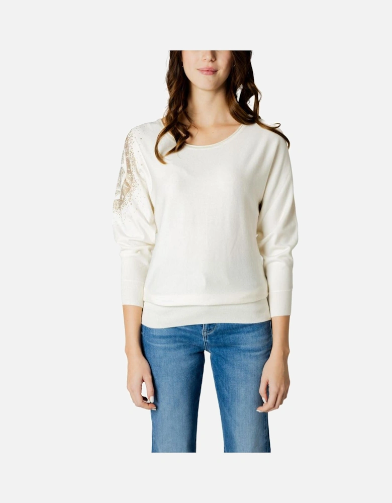 Womens Long Sleeve Jersey Top - White T-Shirts