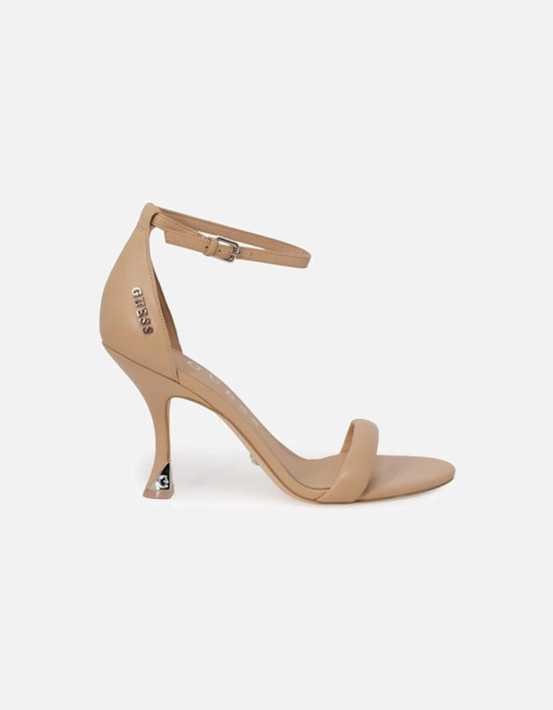 Beige Leather Pump Women