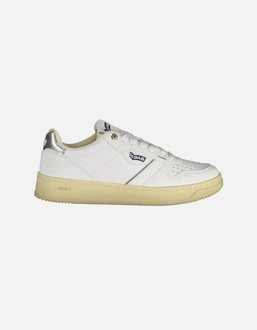 White Artificial Leather Sneaker Women, 4 of 3