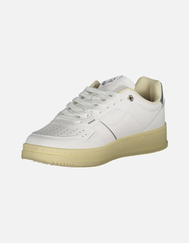 White Artificial Leather Sneaker Women