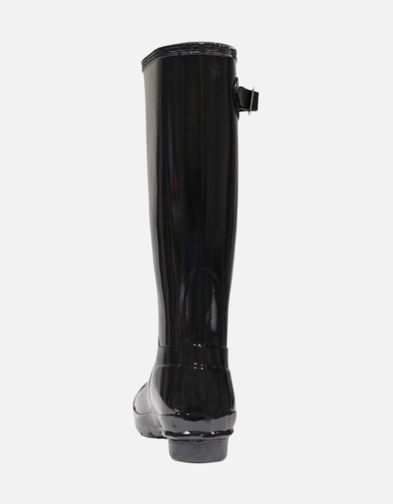 Black Recycled Polyester Boot Women