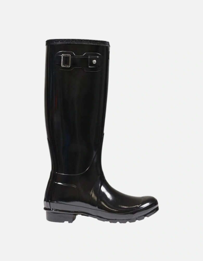 Black Recycled Polyester Boot Women