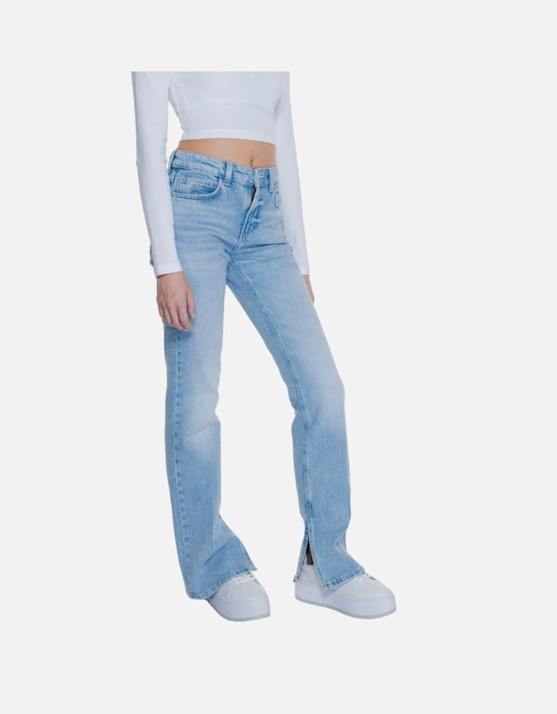 High-Rise Stretch Denim Jeans Women - Light Blue Jeans