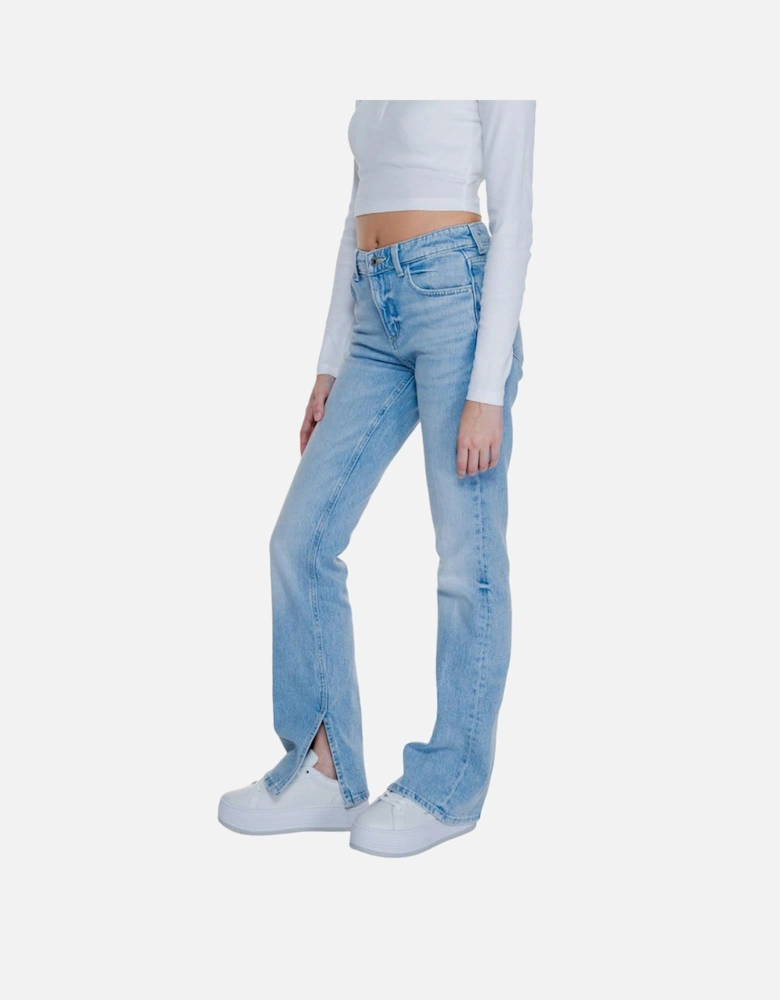 High-Rise Stretch Denim Jeans Women - Light Blue Jeans
