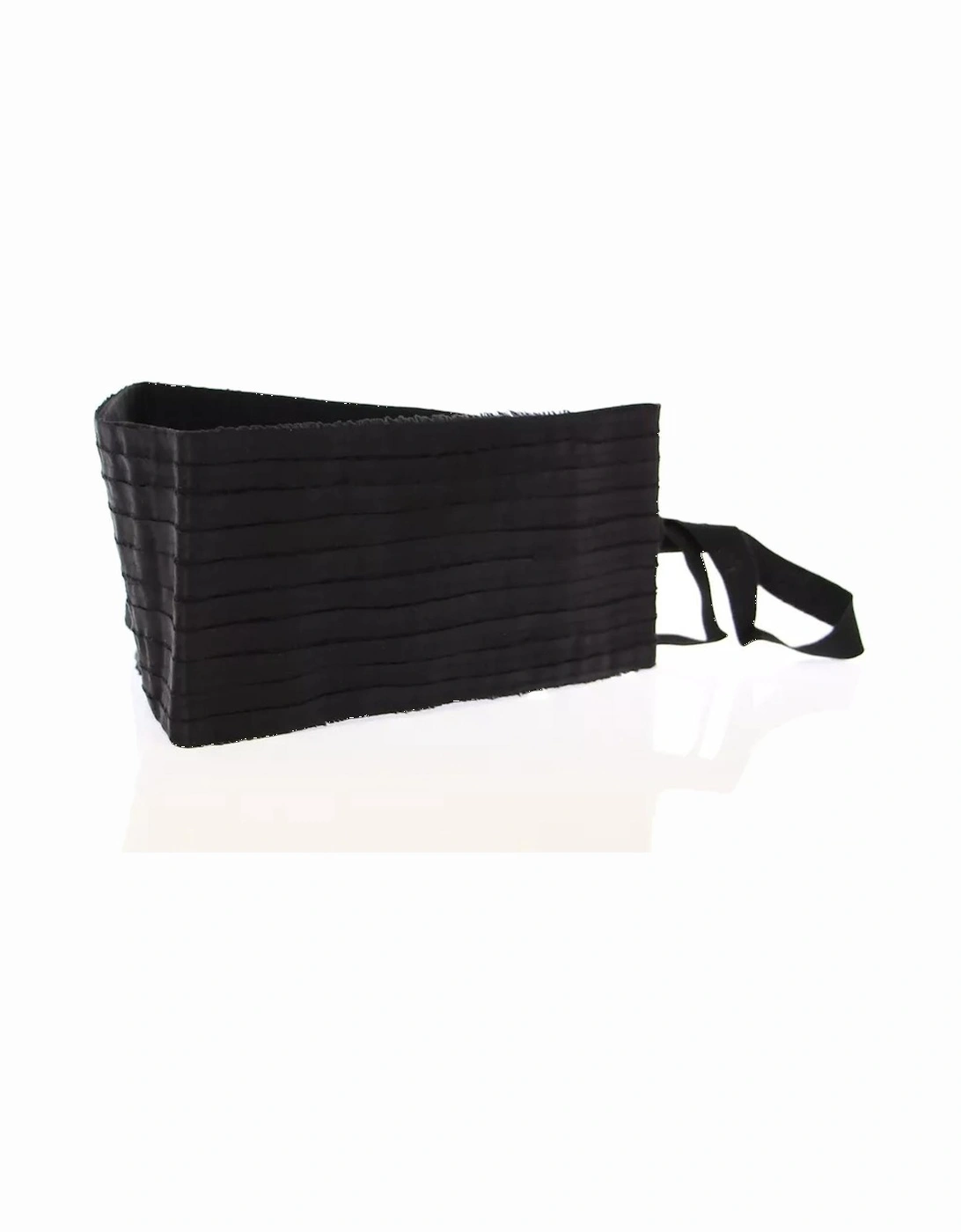Black Silk Womens Cummerbund. Belts