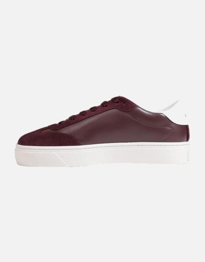 Bordeaux Leather Sneaker Women