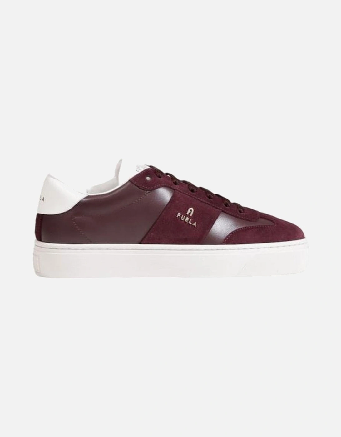 Bordeaux Leather Sneaker Women, 6 of 5