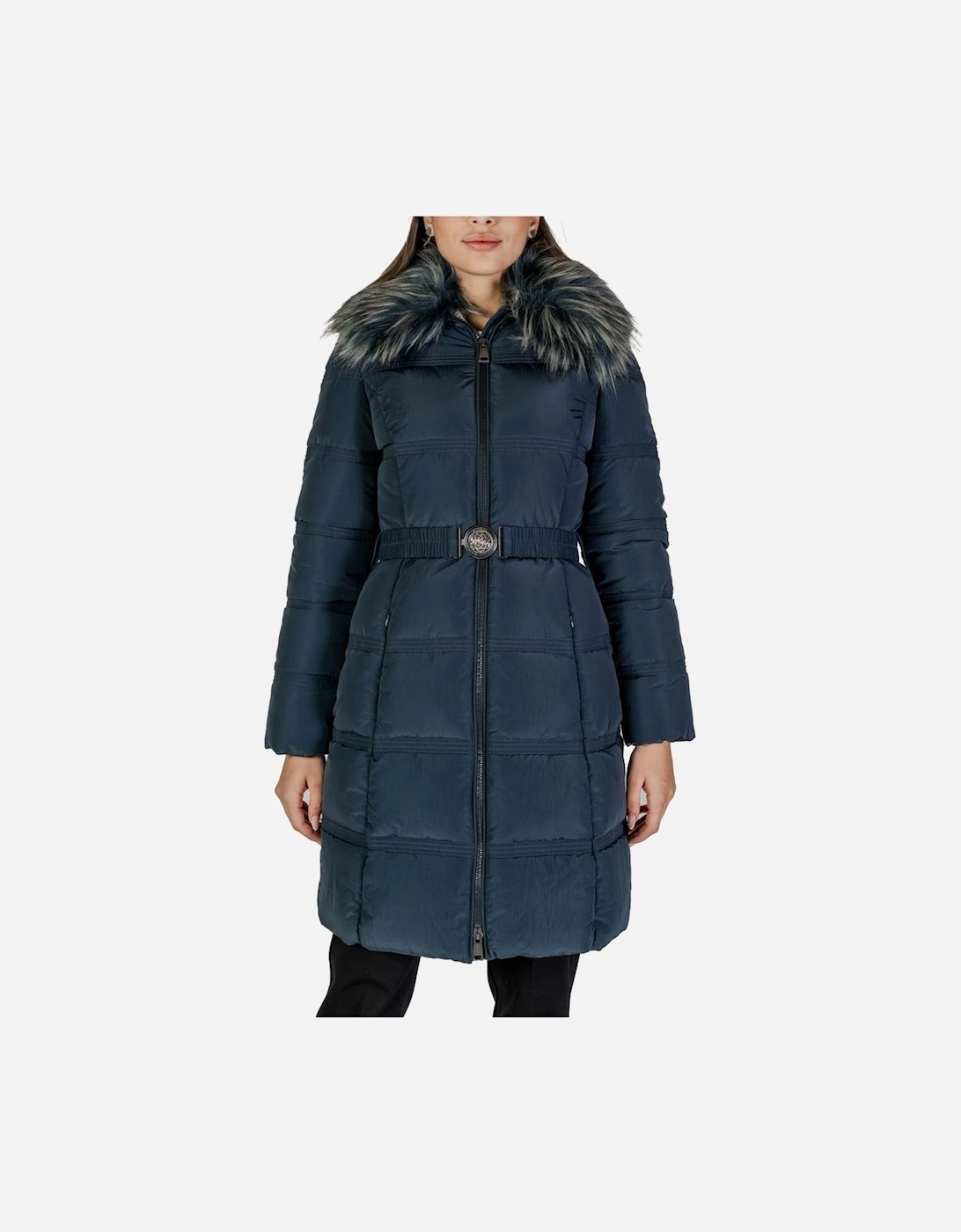 Quilted Hooded Puffer Jacket Women - Black Jackets, 6 of 5