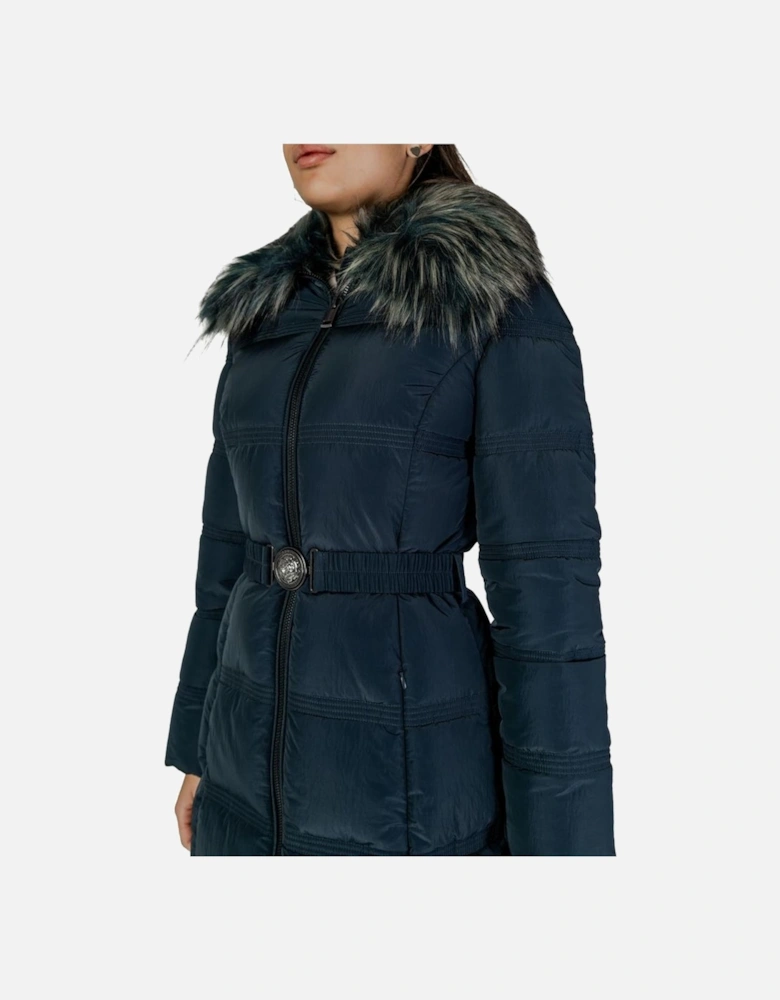 Quilted Hooded Puffer Jacket Women - Black Jackets