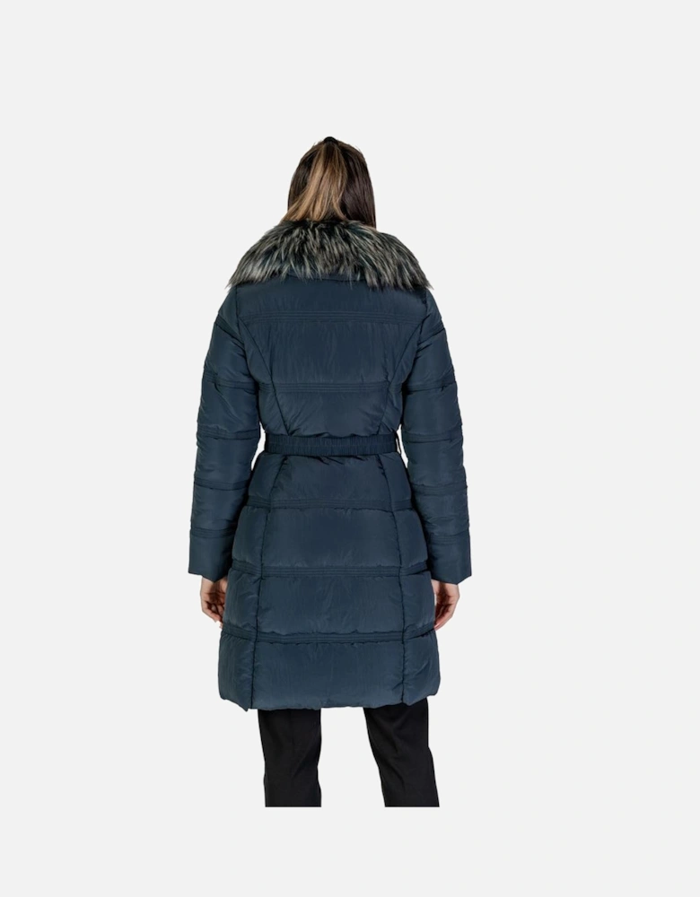 Quilted Hooded Puffer Jacket Women - Black Jackets