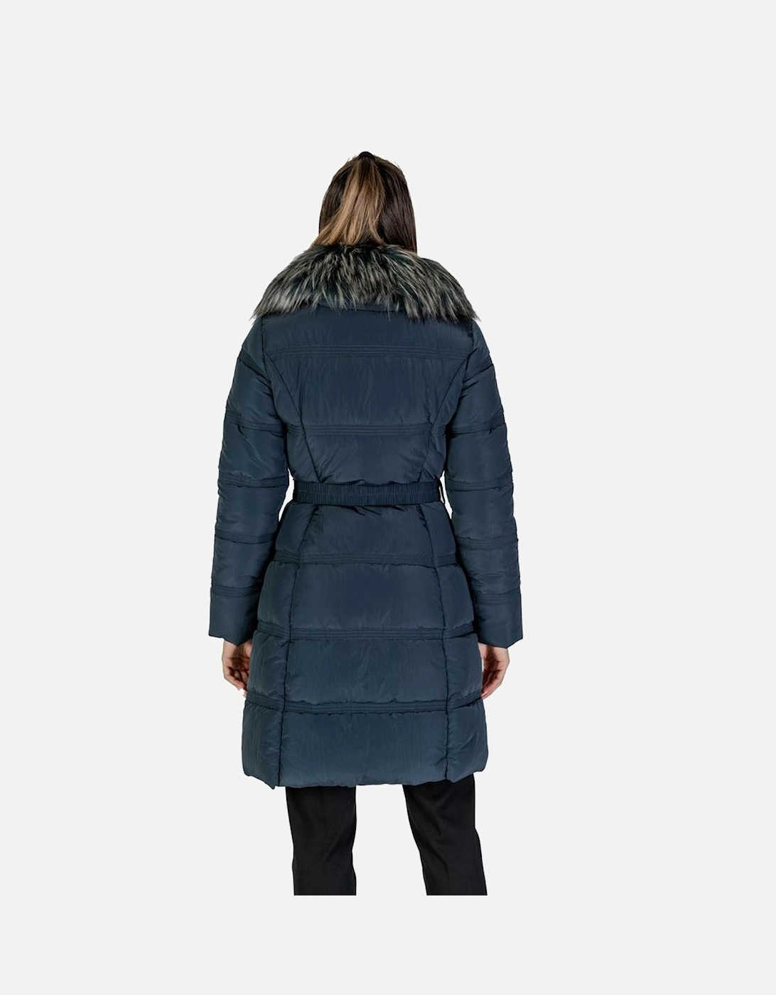 Quilted Hooded Puffer Jacket Women - Black Jackets