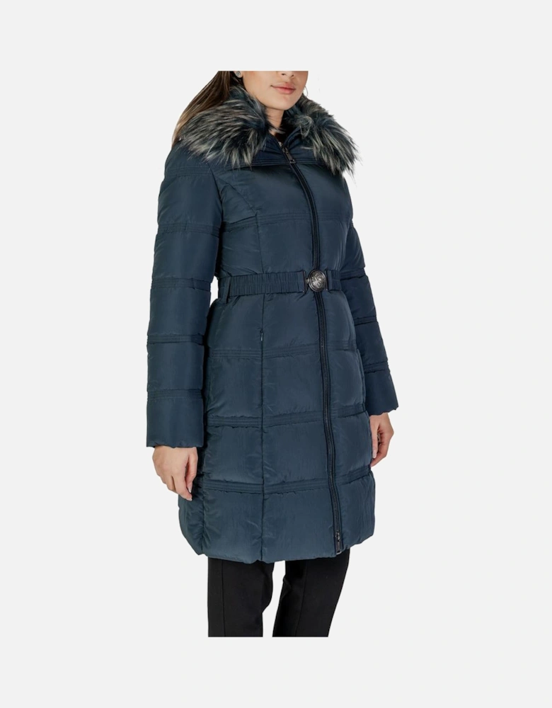Quilted Hooded Puffer Jacket Women - Black Jackets