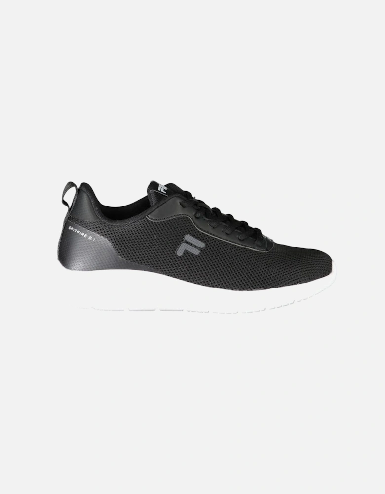 Black Polyester Women Sneaker