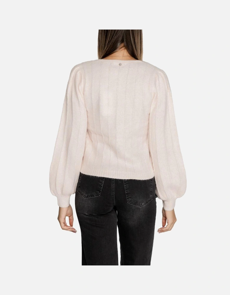 Textured Knit Sweater Women - Pink