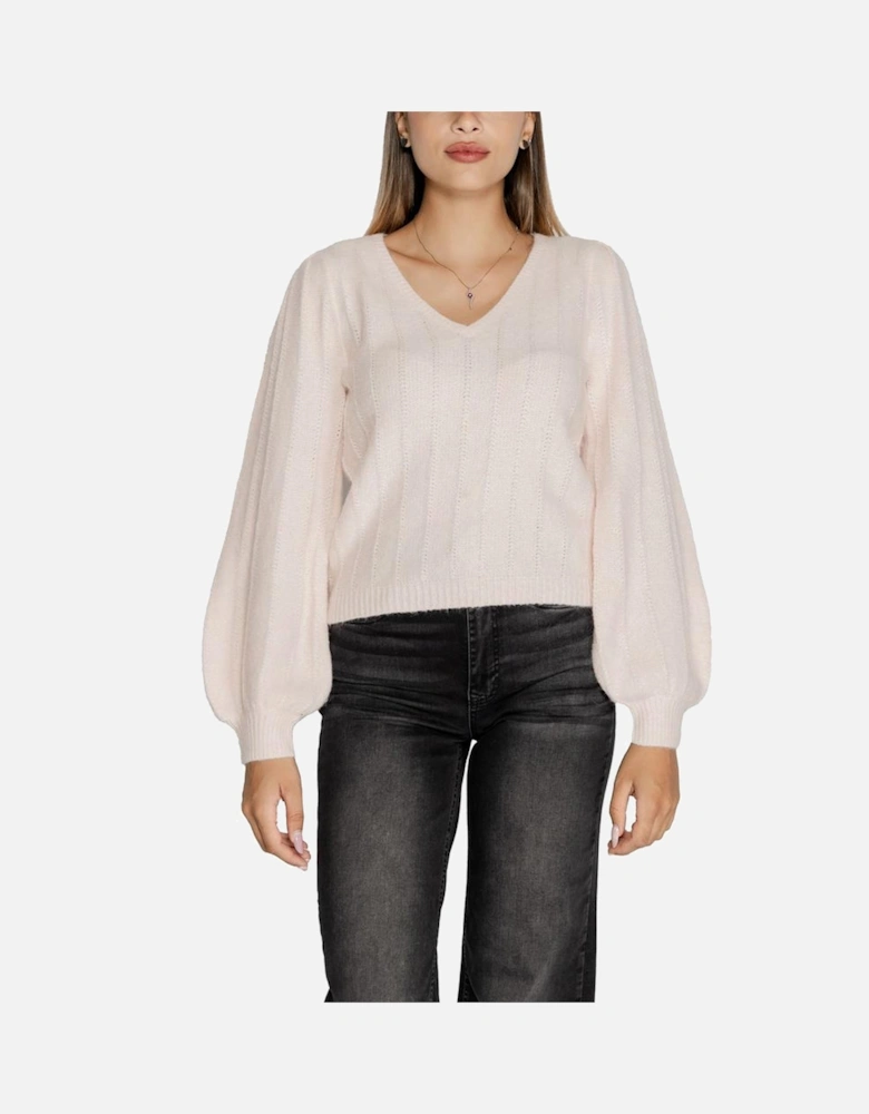 Textured Knit Sweater Women - Pink