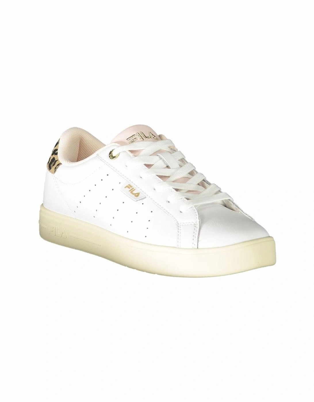 White Leather Women Sneaker