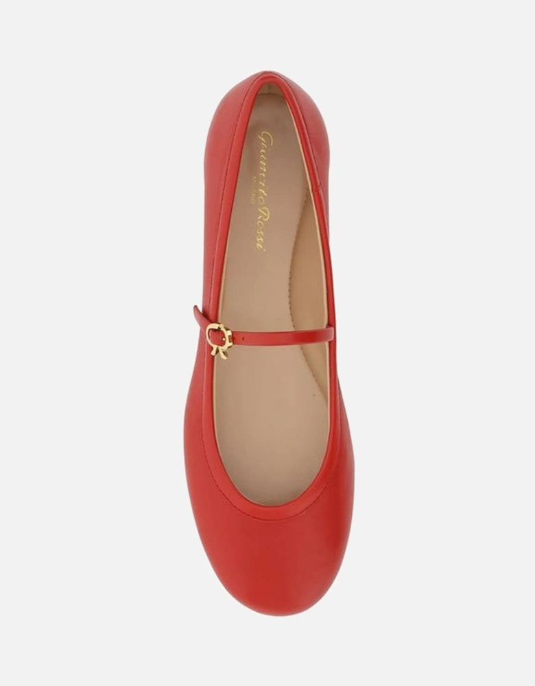 Carla Ballerinas Women - Red Flats