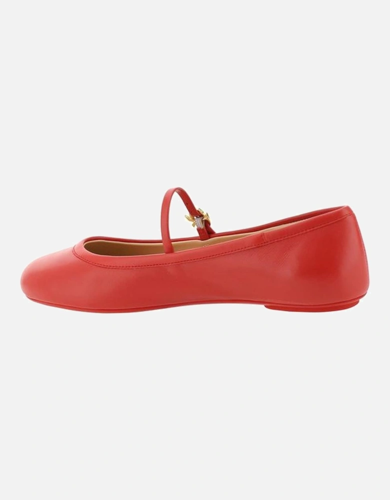 Carla Ballerinas Women - Red Flats