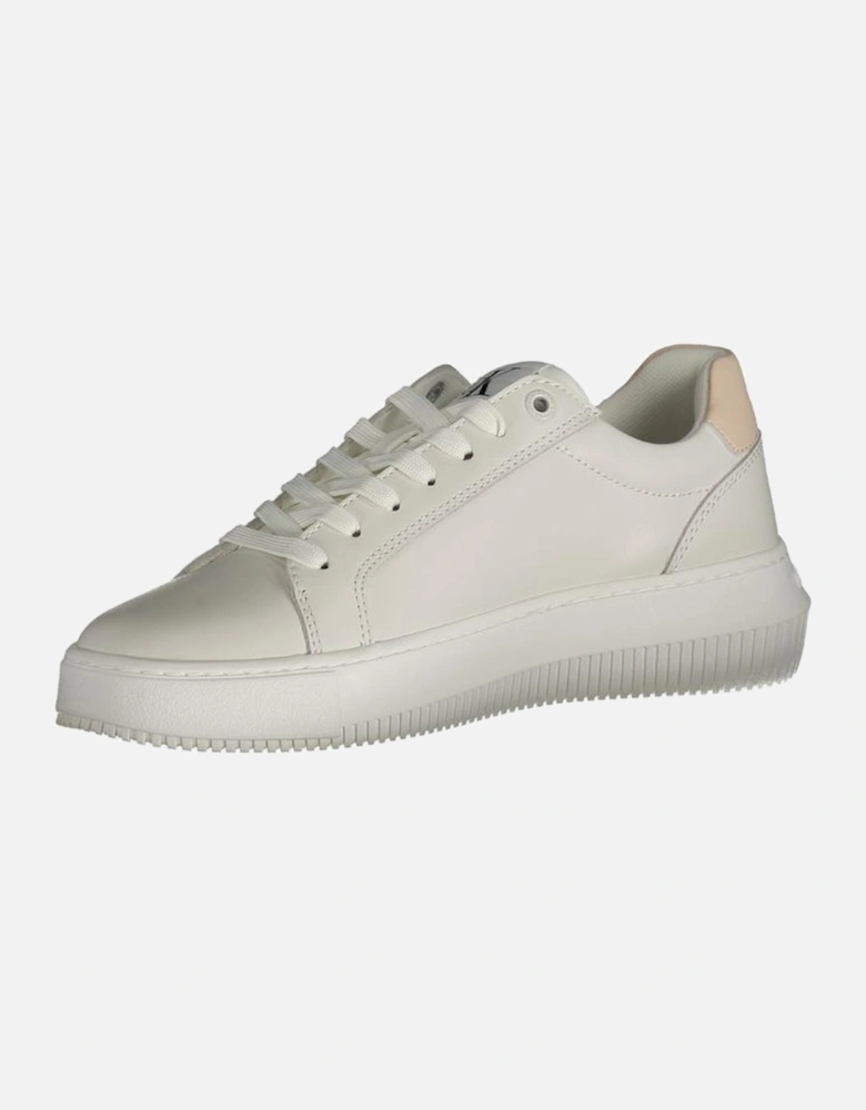 White Polyester Sneaker Women