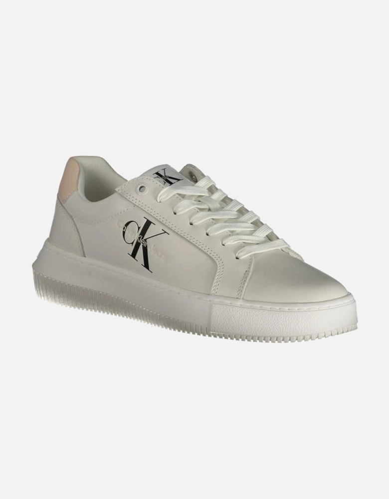 White Polyester Sneaker Women