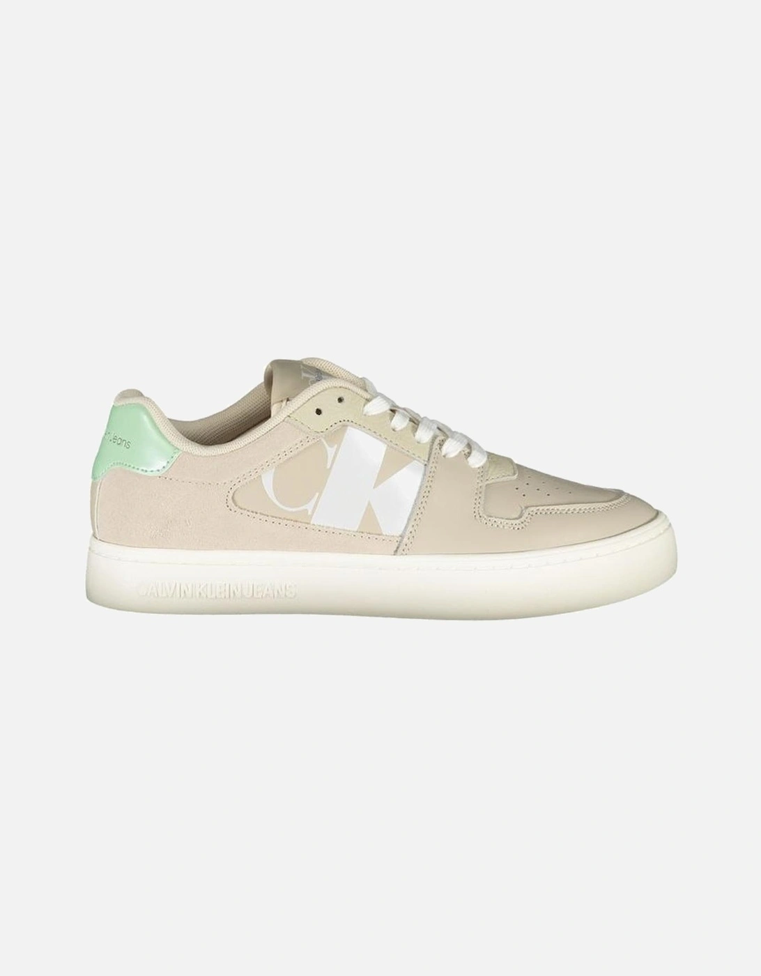 Beige Polyester Sneaker Women, 4 of 3