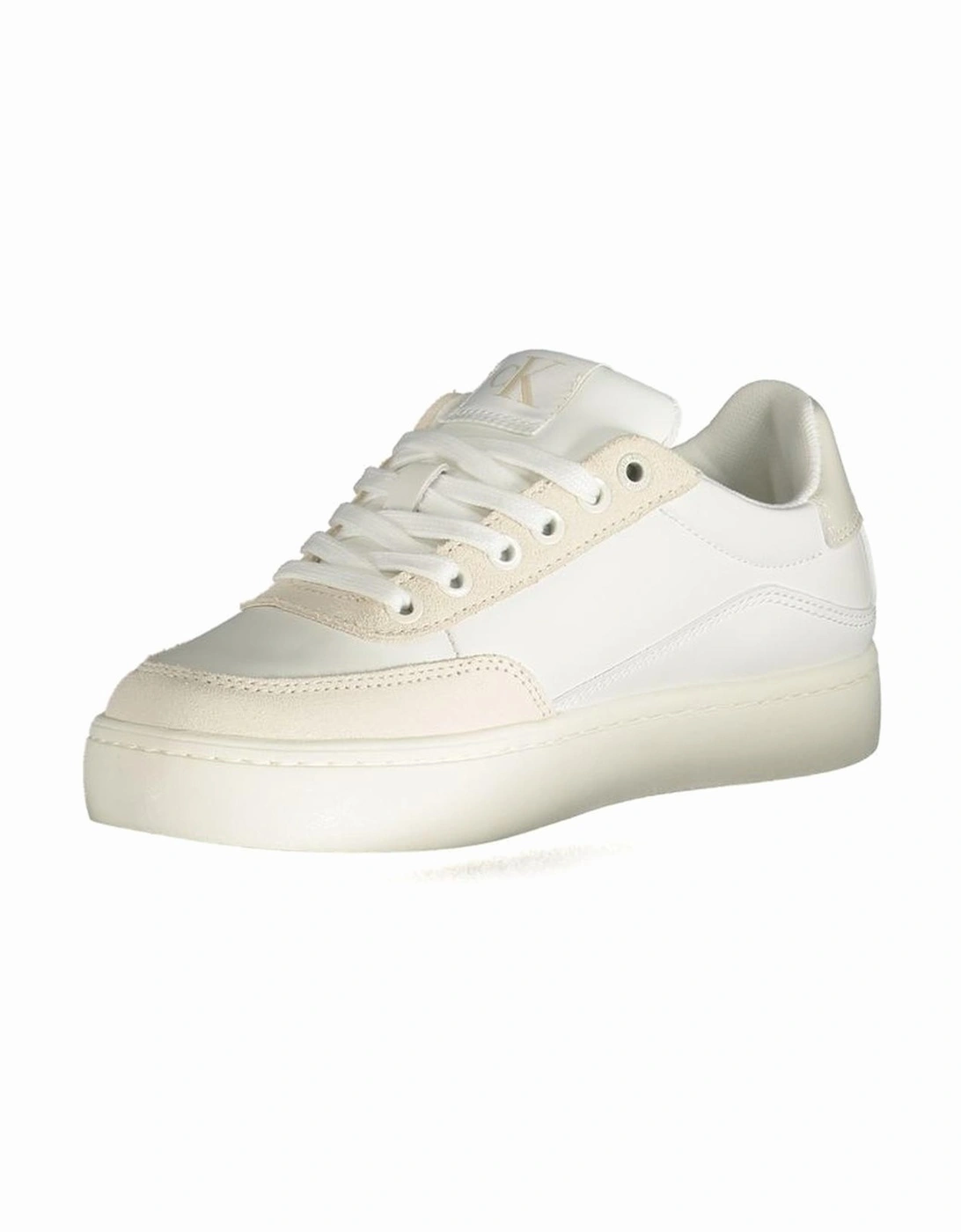 White Polyester Sneaker Women