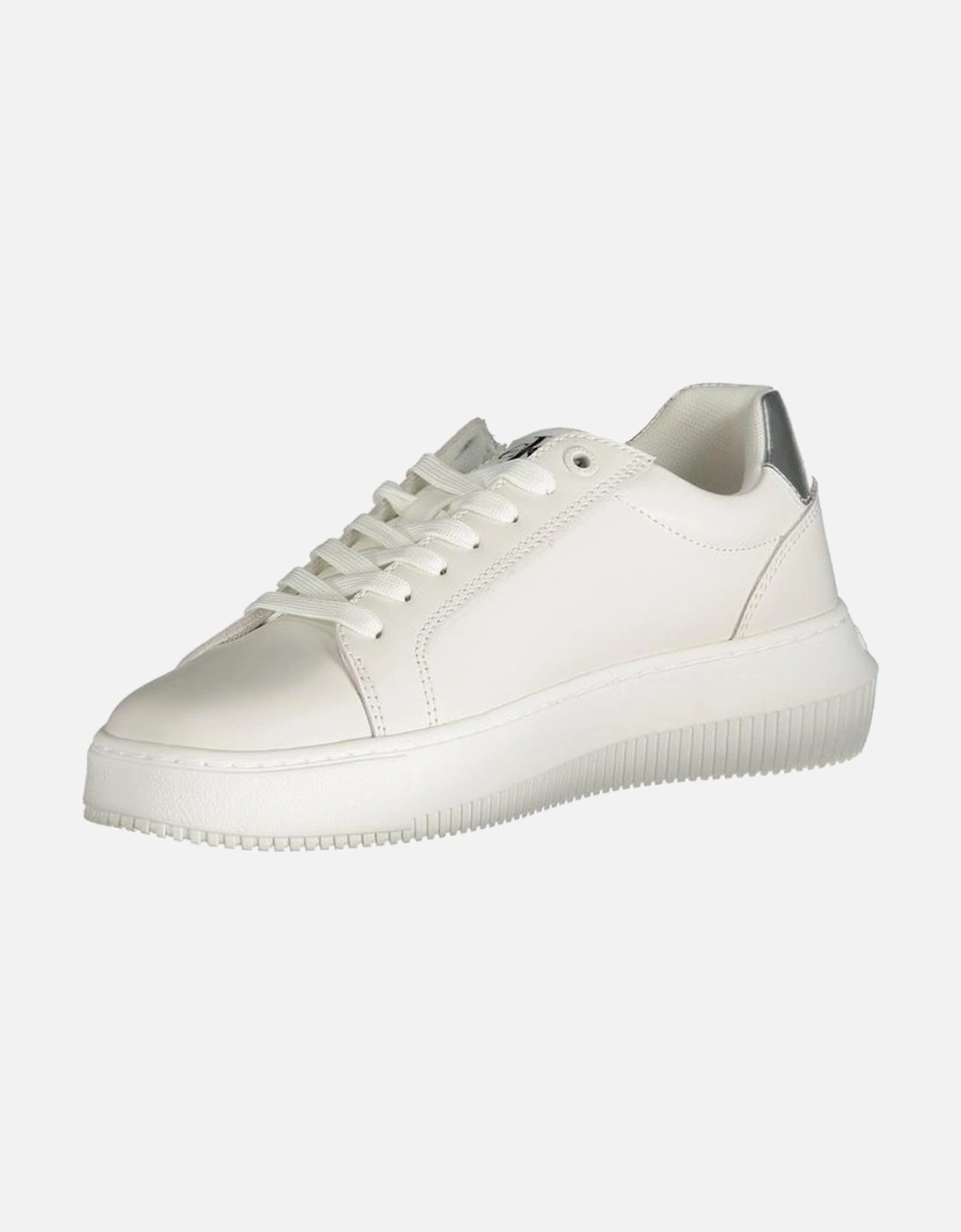 White Polyester Sneaker Women