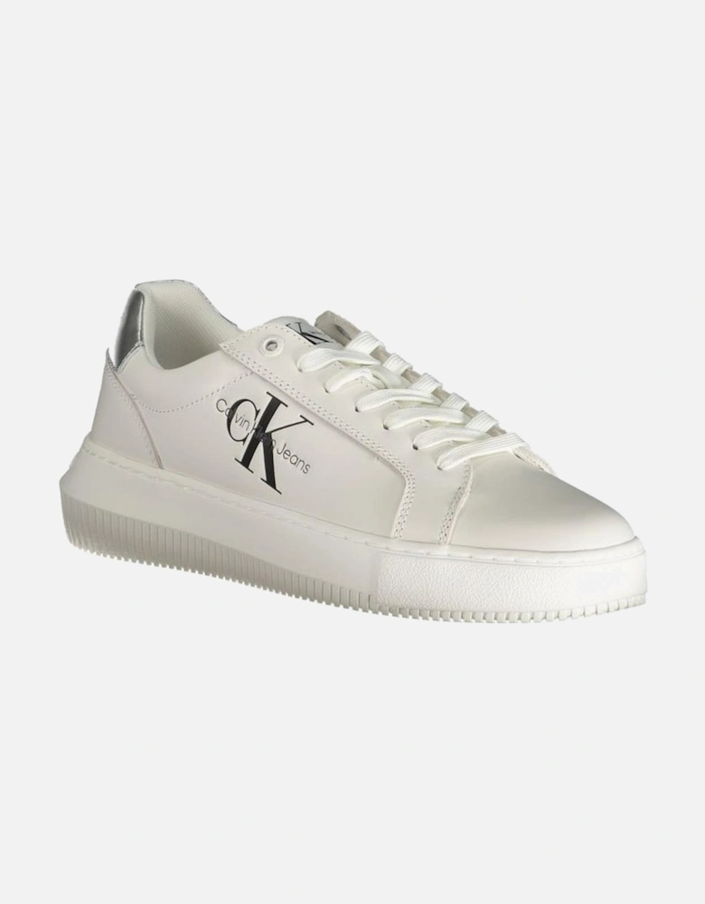 White Polyester Sneaker Women