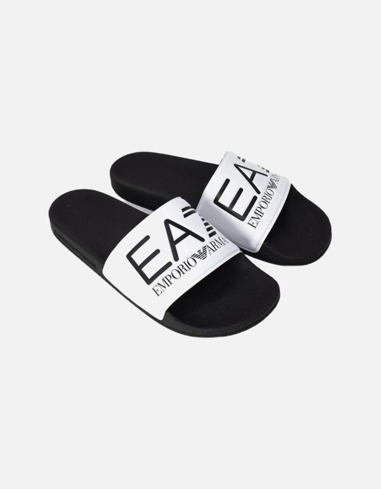 Black And White Polyethylene Sandal Women