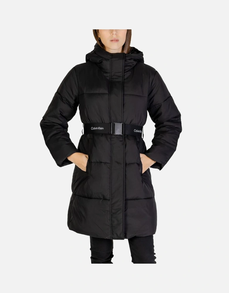 Quilted Nylon-Blend Puffer Jacket Women - Black Jackets