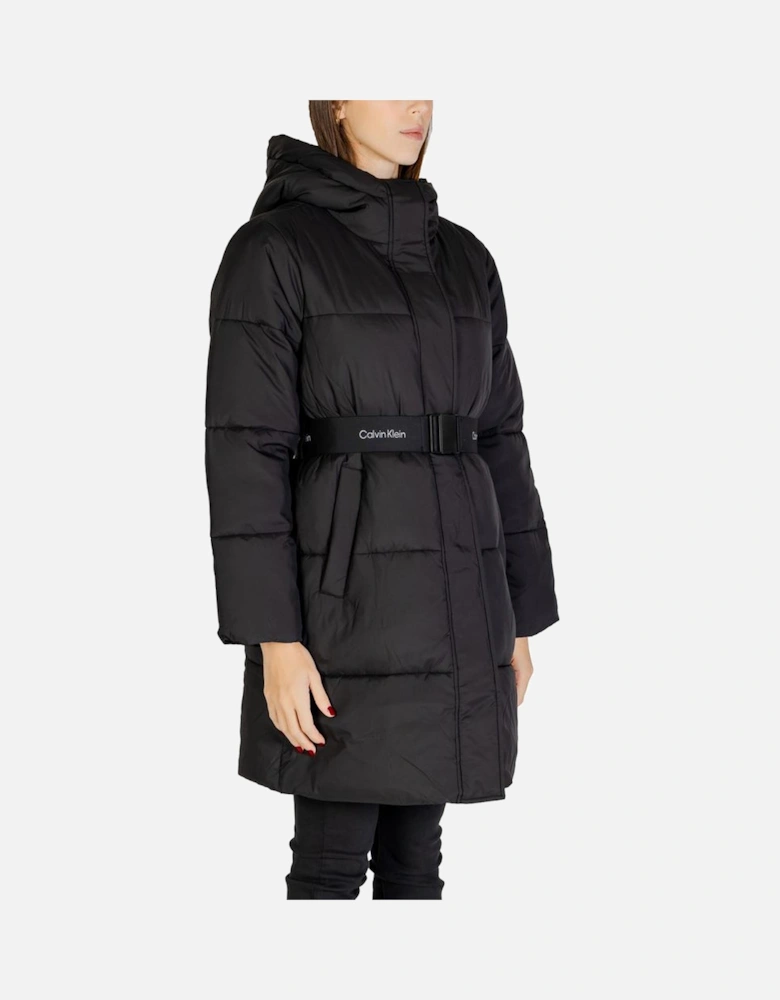 Quilted Nylon-Blend Puffer Jacket Women - Black Jackets