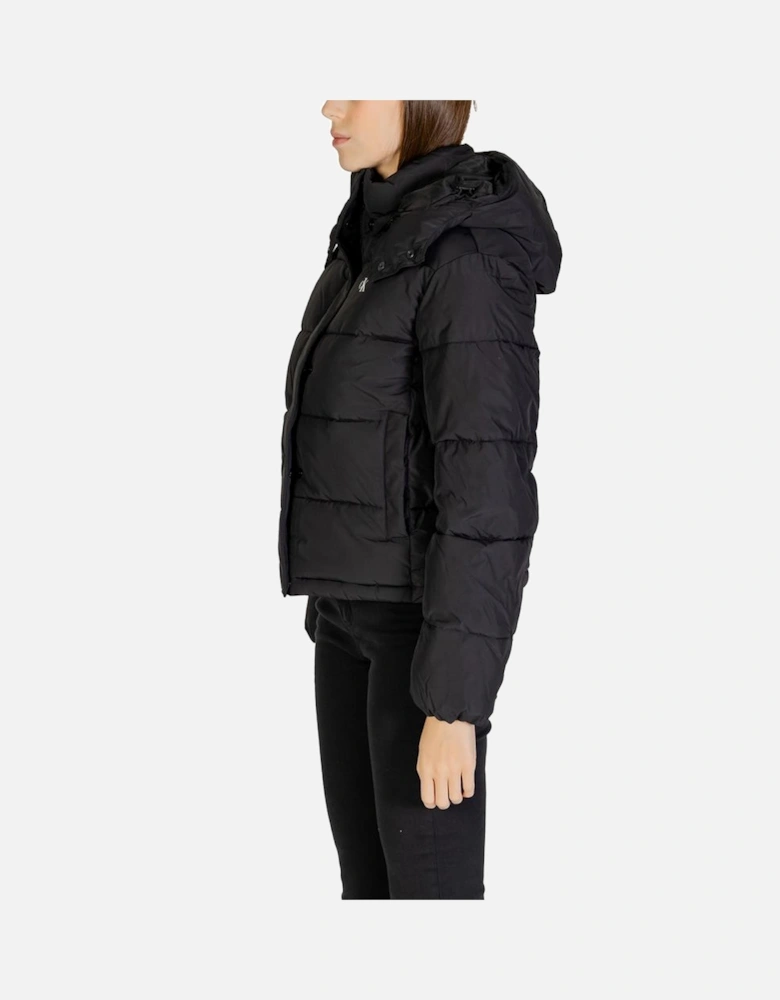 Recycled Polyester Blend Jacket Women - Black Jackets
