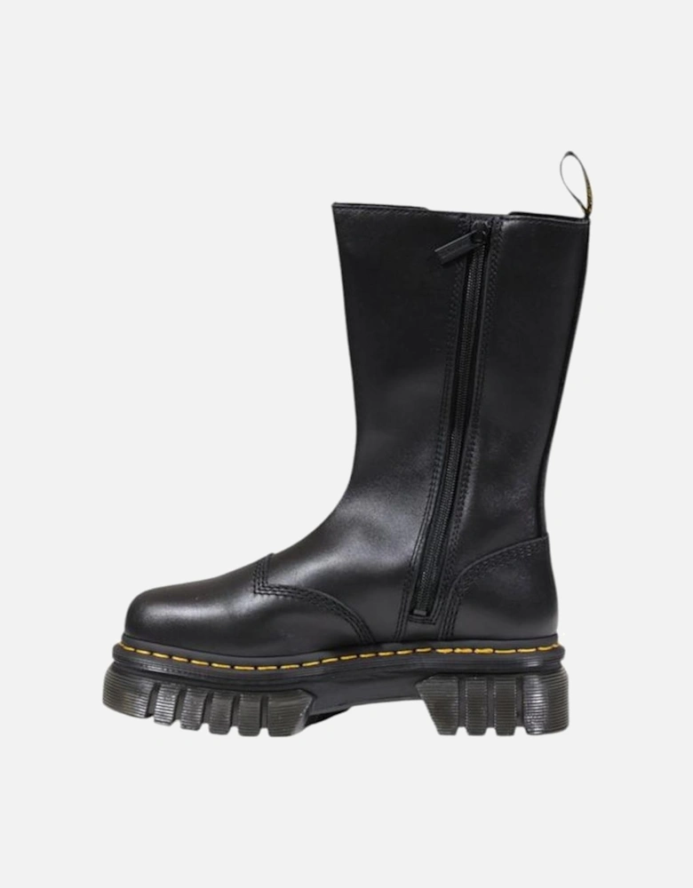 Black Leather Boot Women