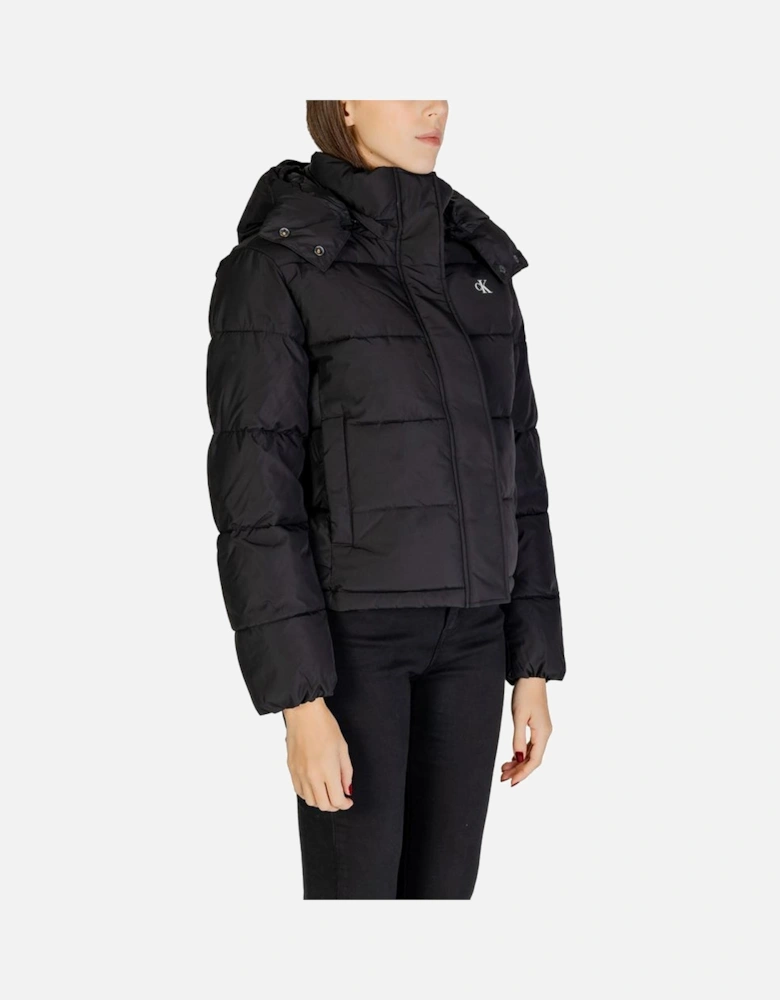 Recycled Polyester Blend Jacket Women - Black Jackets