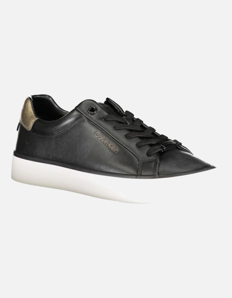 Lace-Up Sports Footwear with Contrast Details Women - Black Sneakers