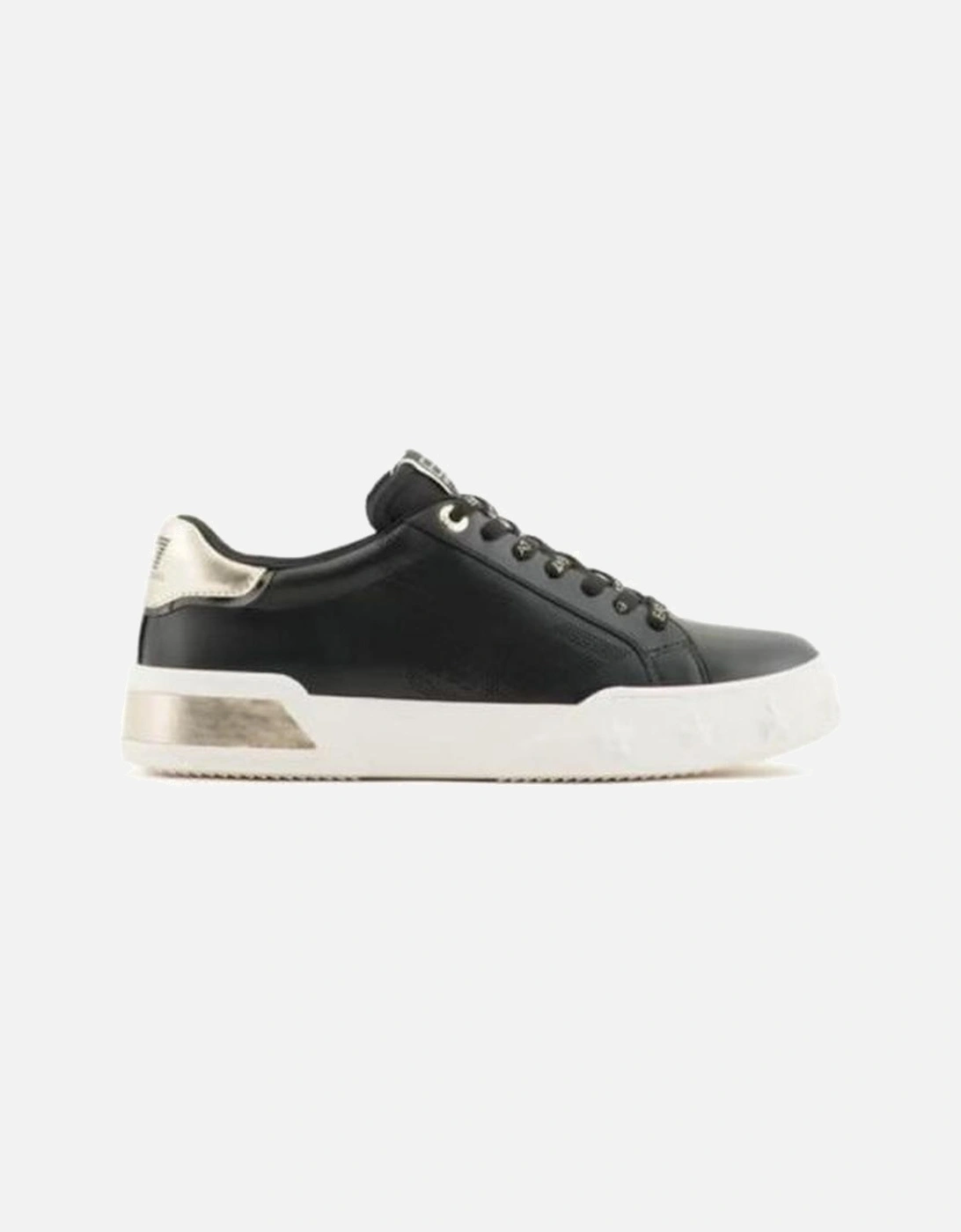 Black And White Polyester Sneaker Women, 6 of 5