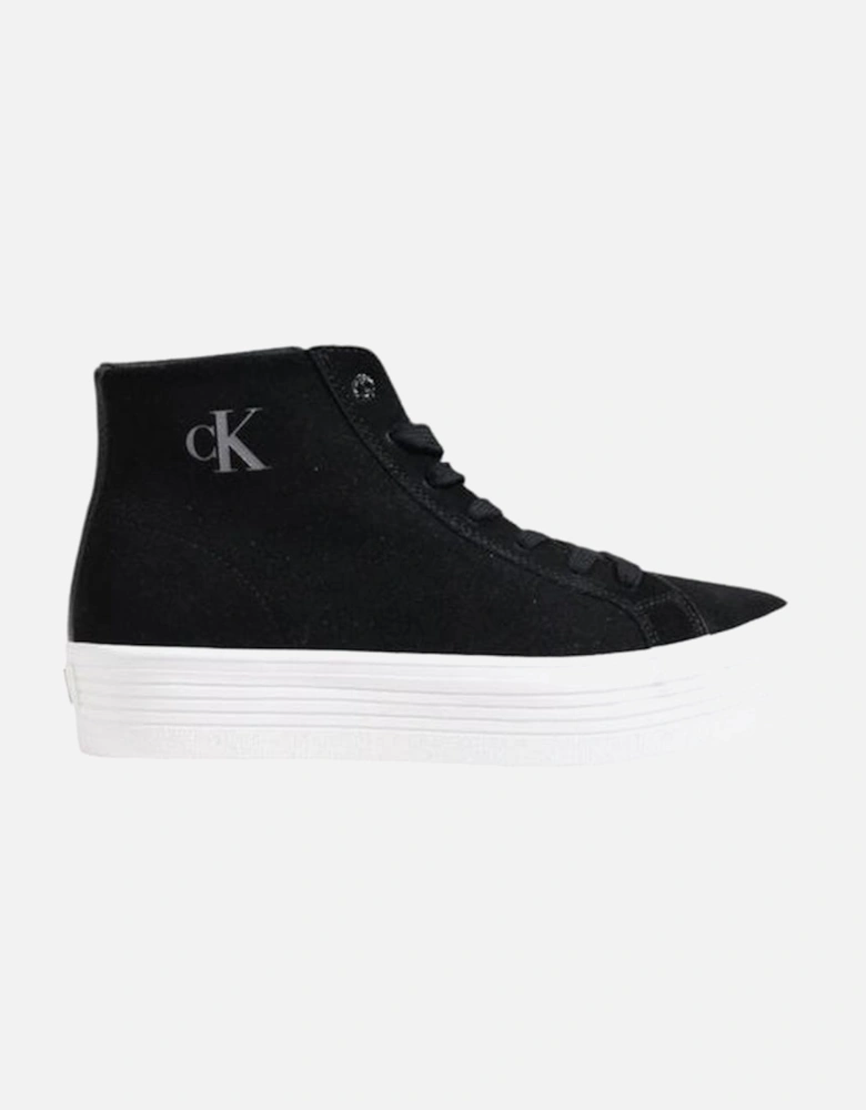 Suede Leather Ankle Boots Women - Black Sneakers