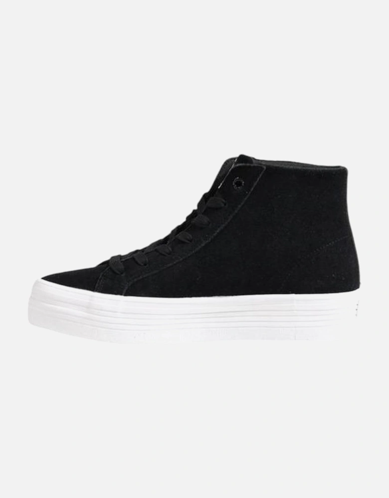 Suede Leather Ankle Boots Women - Black Sneakers